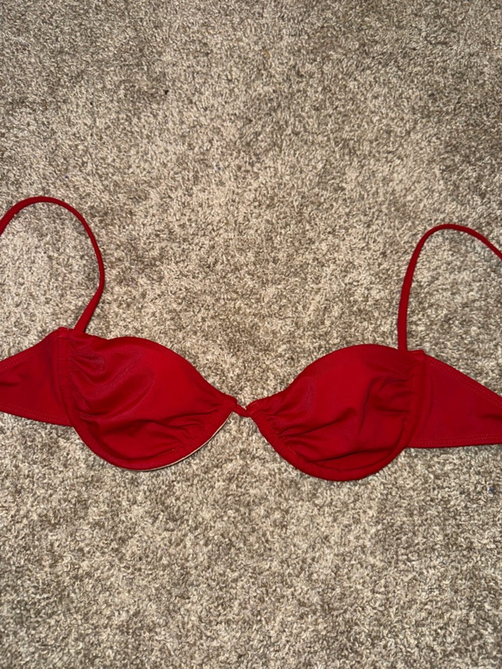 Red Underwire Pacsun Bikini Top